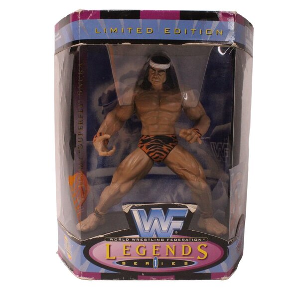 WWF World Wrestling Federation Jimmy Superfly Snuka Action Figure Series 1 - Picture 1 of 6